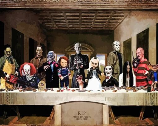 Horror Last Supper Paint By Number