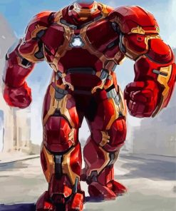 Hulkbuster Superhero Paint By Numbers