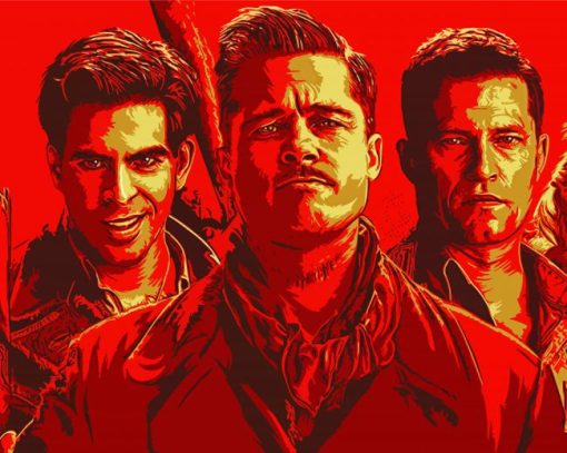 Illustration Inglourious Basterds Paint By Numbers