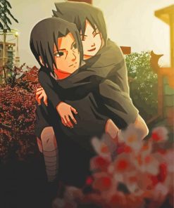 Itachi And Sasuke Anime Paint By Numbers