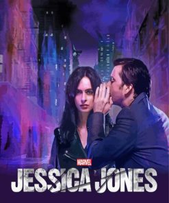 Jessica Jones Marvel Serie Paint By Numbers