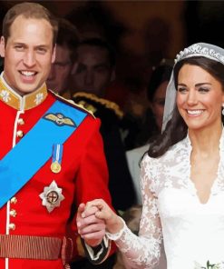 Kate Middleton And Prince William Paint By Number