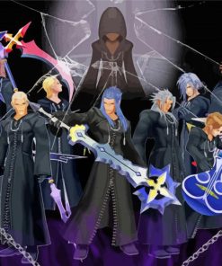 Kingdom Hearts Organization 13 Characters Paint By Numbers