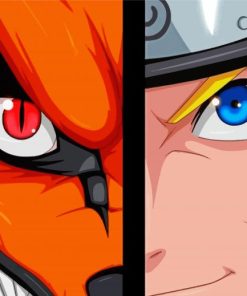 Kurama And Naruto Paint By Numbers