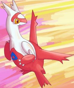 Latias Species Art Paint By Numbers