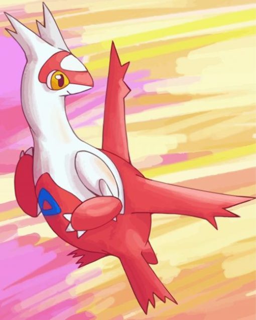 Latias Species Art Paint By Numbers