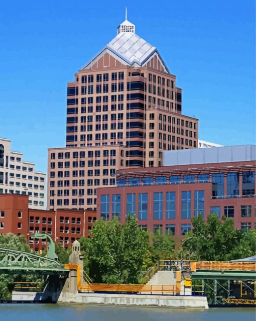 Legacy Tower In Rochester Paint By Numbers