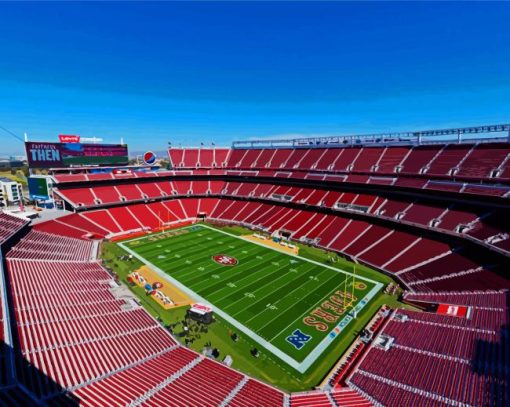 Levi Stadium Paint By Numbers