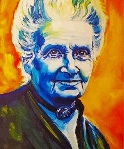 Maria Montessori Art Paint By Number