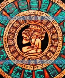 Mayan Calendar Art Paint By Number