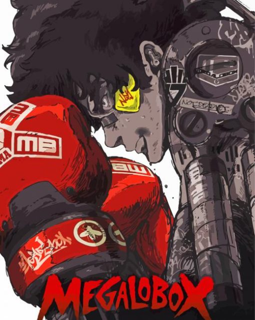 Megalobox Anime Paint By Numbers