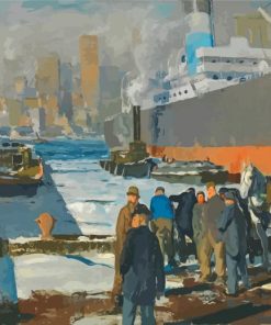 Men Of The Docks By George Bellows Paint By Number