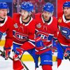 Montreal Canadiens Hockey Players Paint By Number