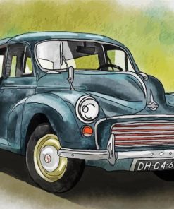 Morris Minor Traveller Art Paint By Numbers