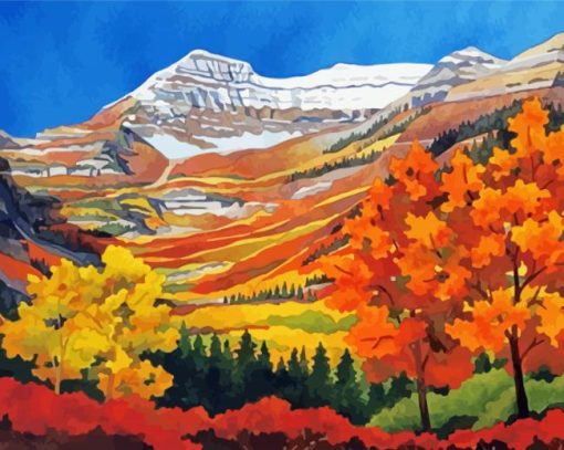 MOunt Timpanogos Art Paint By Numbers