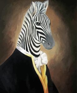 MR Zebra Art Paint By Numbers