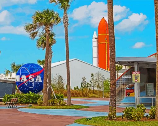 Nasa Space Coast fl Paint By Number