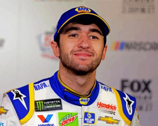 Nascar Elliott Driver Paint By Numbers
