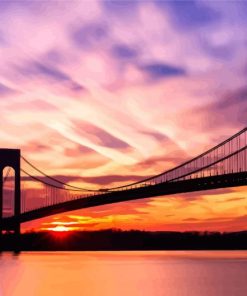 New York Verrazzano Bridge Paint By Numbers