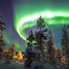 Northern Lights In Lapland Finland Paint By Number