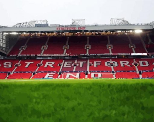 Old Trafford Stadium Paint By Numbers