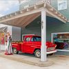 Old Gas Station Chevy Truck Paint By Numbers