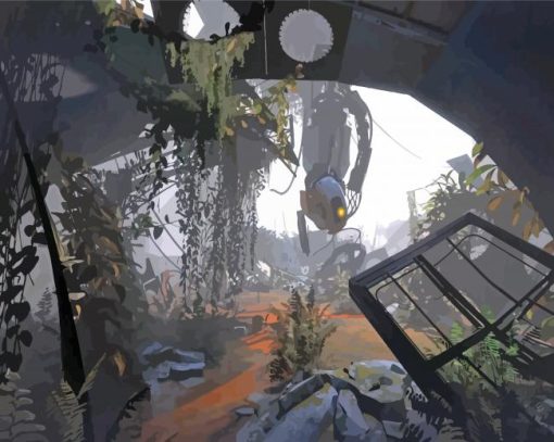 Portal 2 Video Game Paint By Number