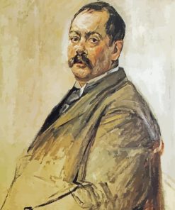 Portrait Of The Painter Lovis Corinth By Max Lieberman Paint By Numbers