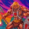 Powerful He Man Masters Of Universe Paint By Numbers