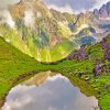 Pyrenees Lake Paint By Numbers