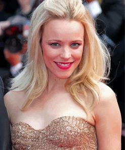 Rachel Mcadams Actress Paint By Number