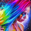 Rainbow Lady Art Paint By Numbers