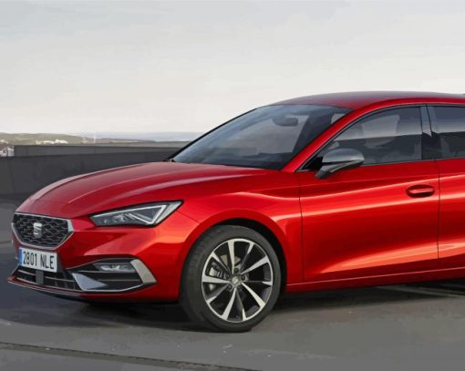 Red Seat Leon Paint By Number