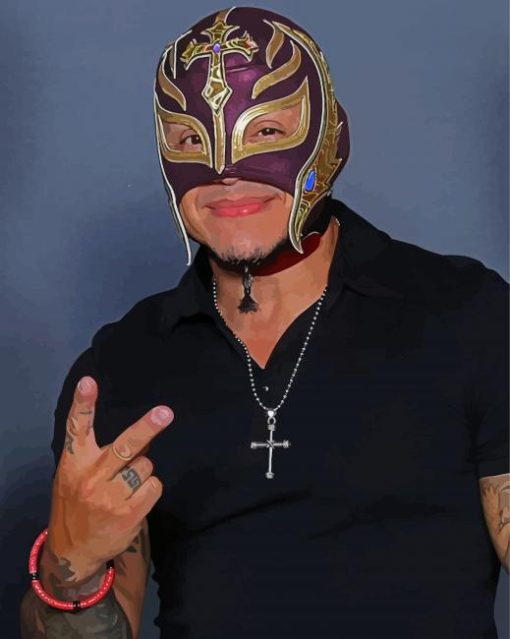 Rey Mysterio Paint By Number