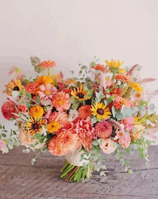Rich Flowers Paint By Numbers