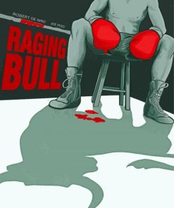 Robert De Niro Raging Bull Movie Paint By Numbers