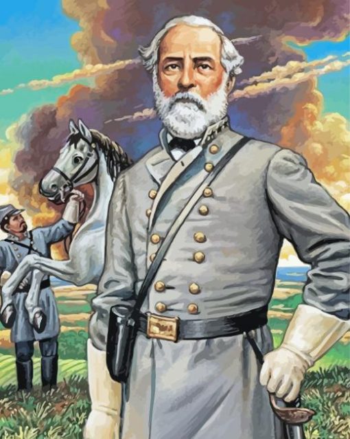 Robert E Lee Art Paint By Numbers