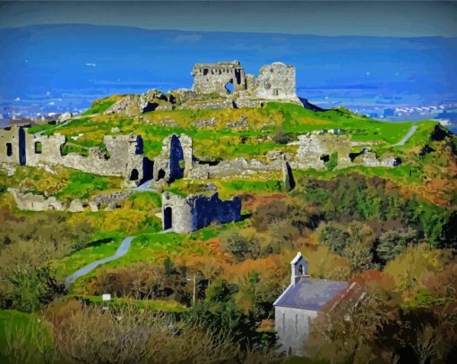 Rock Of Dunamase View Paint By Number