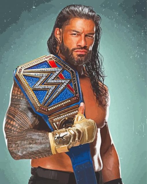 Roman Reigns Paint By Numbers