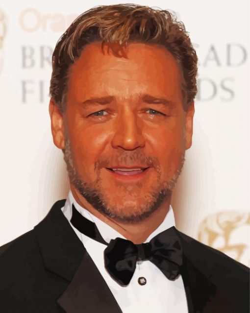 Russell Crowe Actor Paint By Numbers