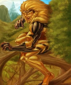 Sabretooth Marvel Paint By Numbers