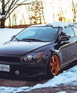 Scion Tc In The Snow Paint By Numbers