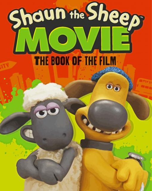 Shaun The Sheep Poster Paint By Number