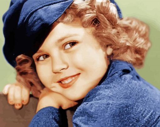 Shirley Temple Paint By Numbers