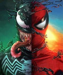 Spider Man Venom Paint By Number