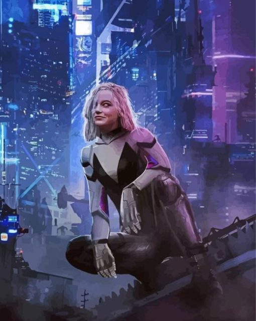 Spider Gwen Stacy Paint By Number