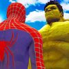 Spider Man Hulk Paint By Number