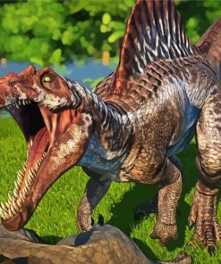 Spinosaurus Dinosaur Paint By Number