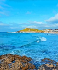 St Ives Bay Beach Paint By Numbers