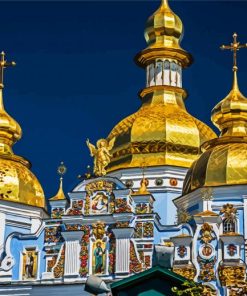 St Micheals Golden Dome Kyiv Paint By Number